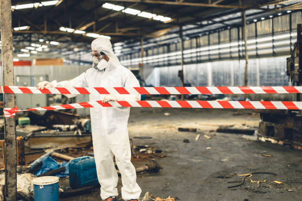 Professional Biohazard technician working in Erie, IL